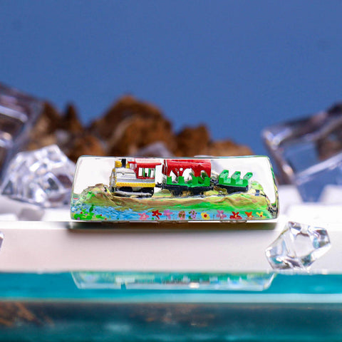 Train keycap for shift/enter