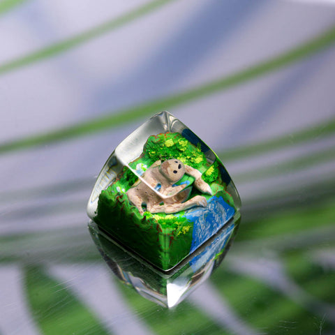 Sloth artisan keycap