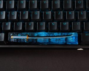 Blue katana spacebar
