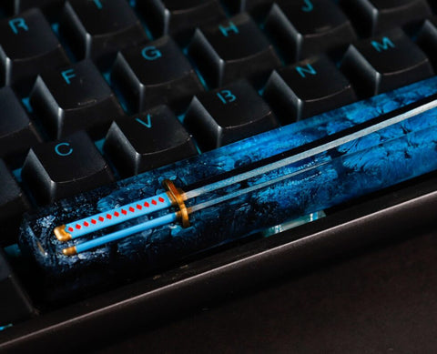 Blue Katana Spacebar Keycap