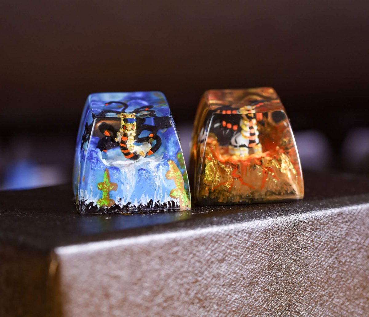 Giratina Pokemon artisan keycap - Shiny and Normal