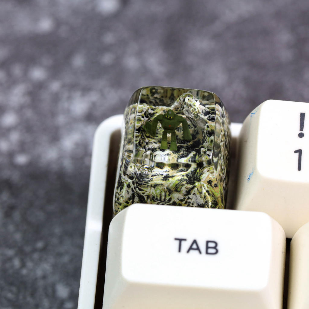 Laputa Robot resin keycap