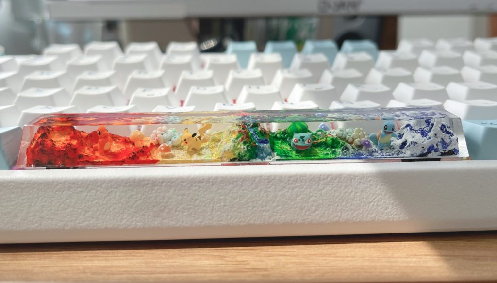 Custom Spacebar pokemon keycap