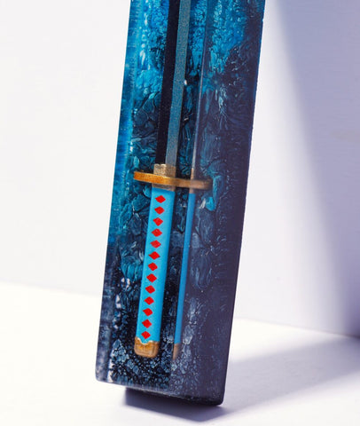 Blue Katana Spacebar Keycap