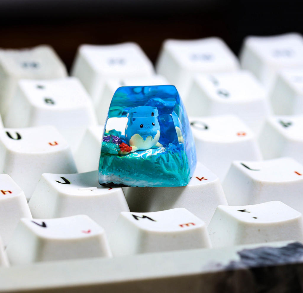 Spheal Pokemon keycap