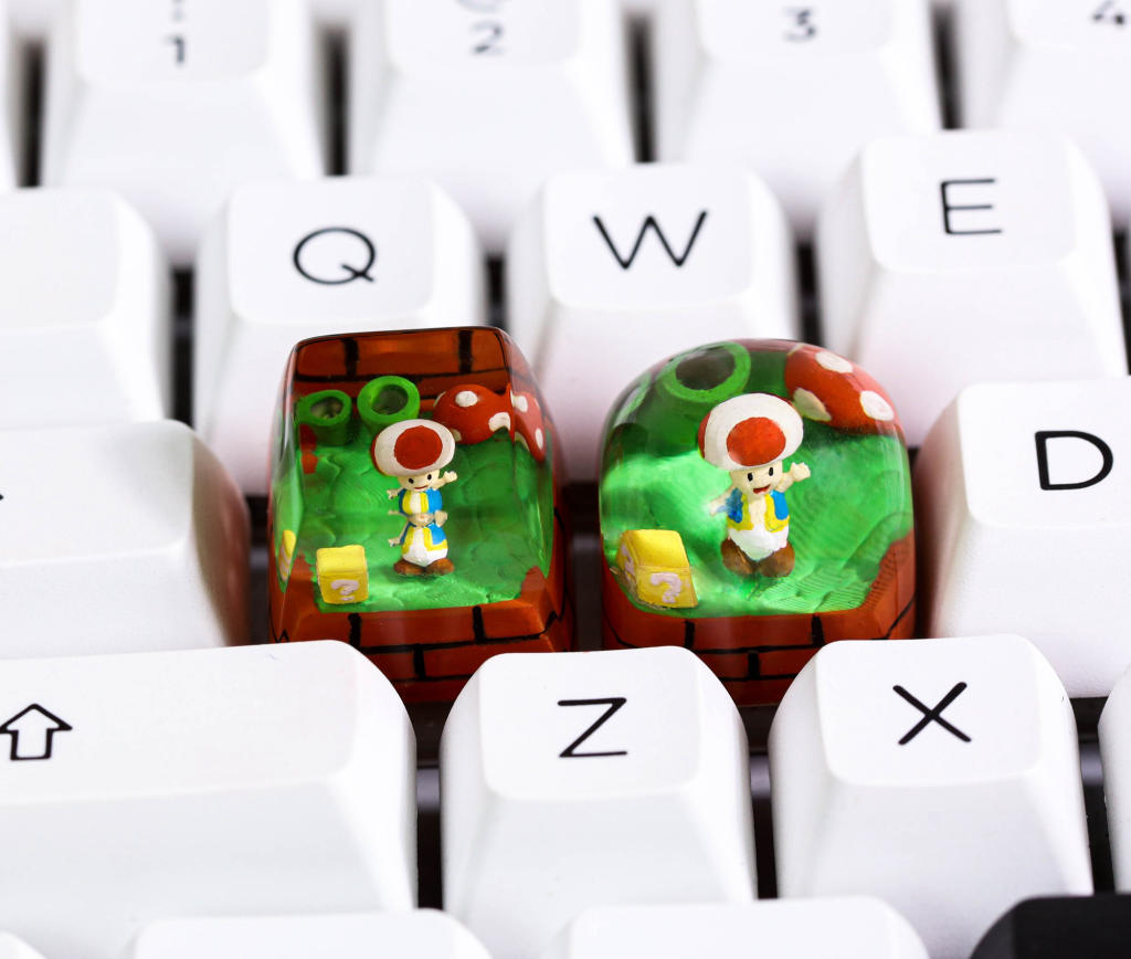 Super mario artisan keycap